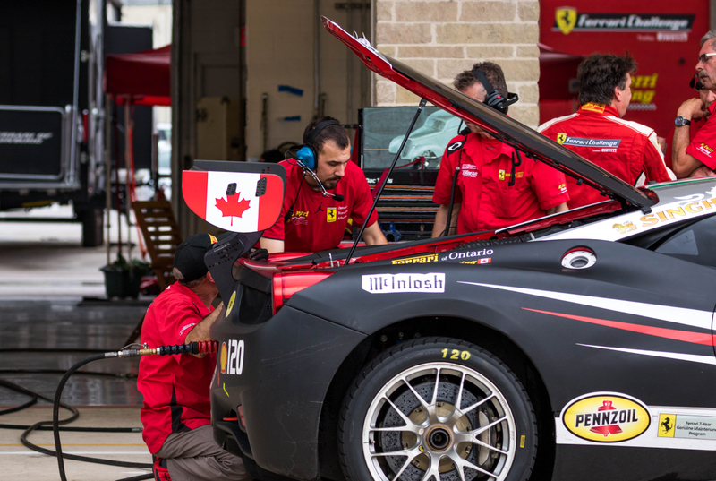 Illustration for article titled The Most Gorgeous Ferraris Around Came Out For Austin's Ferrari Challenge Race
